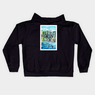 Na Pali, Hawaii Kids Hoodie